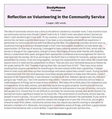 How Volunteering Changed My Life Essay